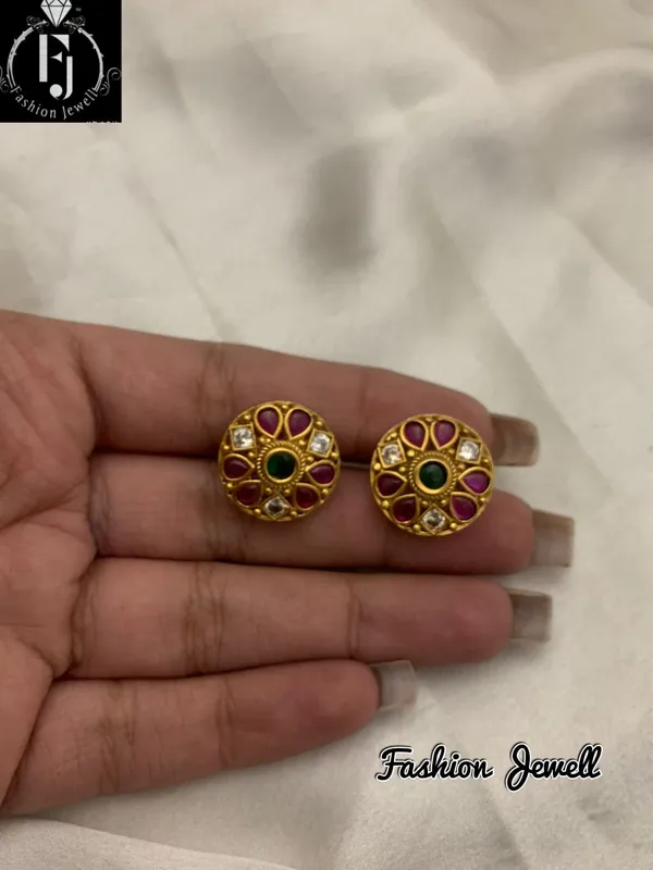 Antique_Mangalsutra_Chain_Pendant_with_Earrings