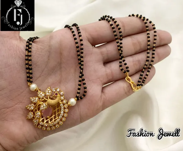 Casual_wear_Peacock_design_Mangalsutra