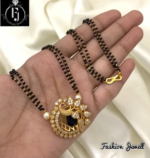 Casual_wear_Peacock_design_Mangalsutra