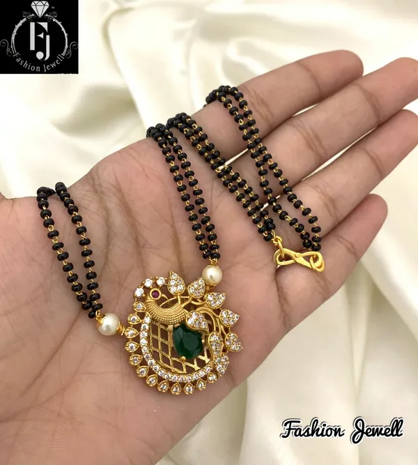 Casual_wear_Peacock_design_Mangalsutra