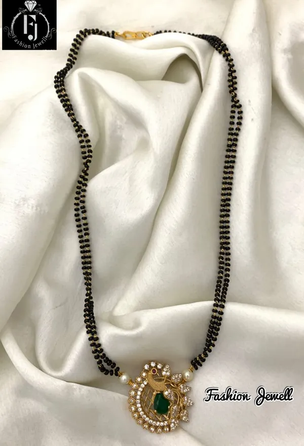 Casual_wear_Peacock_design_Mangalsutra