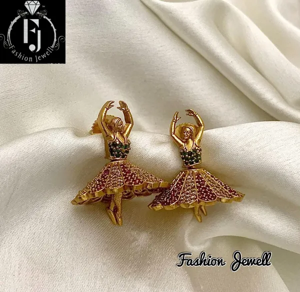 Latest_Dancing_Doll_Matte_finish_Earring