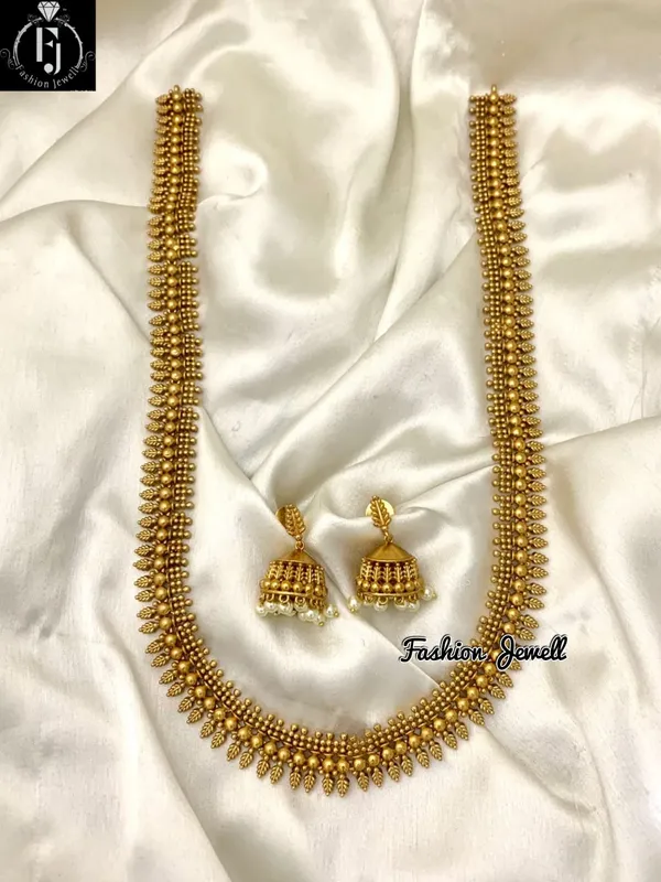 KIANA_ANTIQUE_MATTE_LONG__NECKLACE_SET