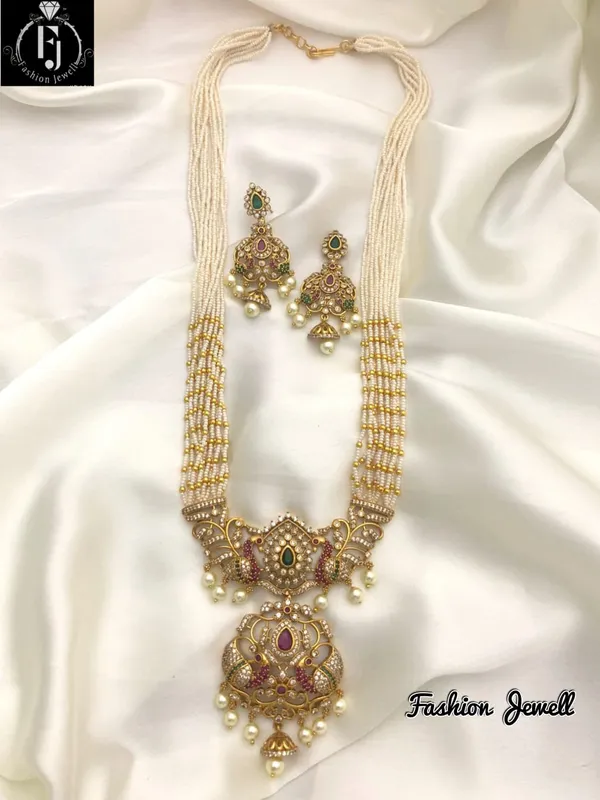 ZEEL_ANTIQUE_LONG_HARAM_SET