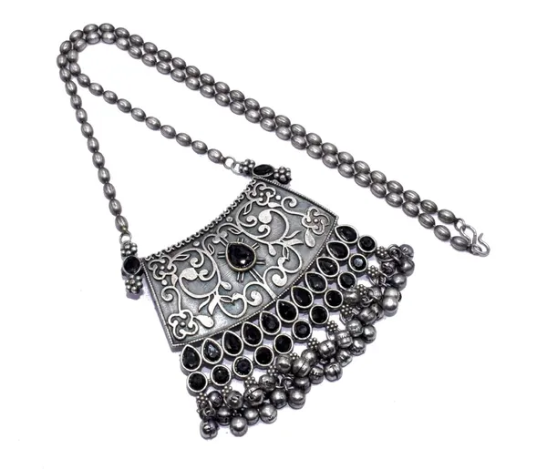 Silver_Metal_Alloy_Premium_Choker_Necklace_For_Jewellery_Making