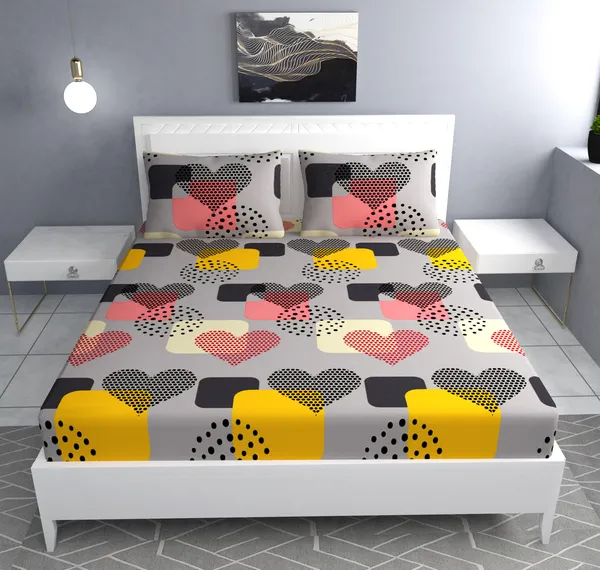Luxury_Cube_Floret_Collection_Double_Bedsheet