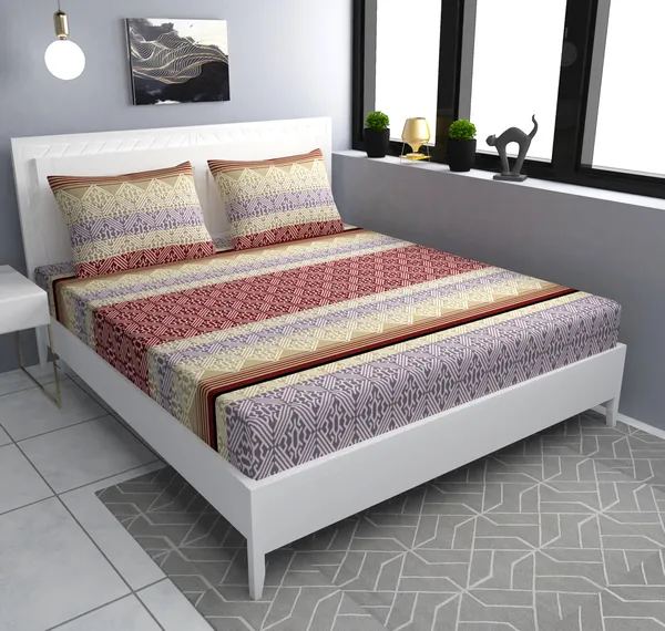 Luxury_Cube_Floret_Collection_Double_Bedsheet
