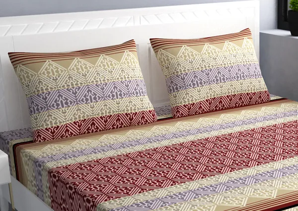 Luxury_Cube_Floret_Collection_Double_Bedsheet