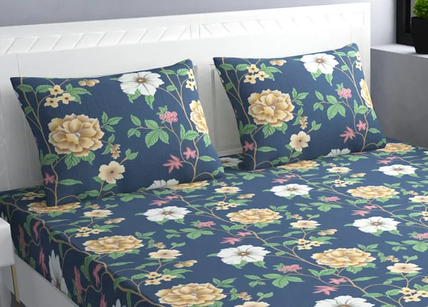 Luxury_Cube_Floret_Collection_Double_Bedsheet