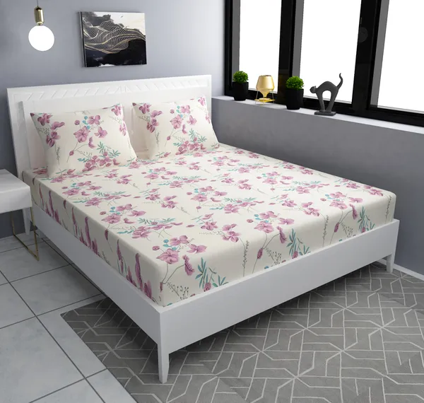 Luxury_Cube_Floret_Collection_Double_Bedsheet