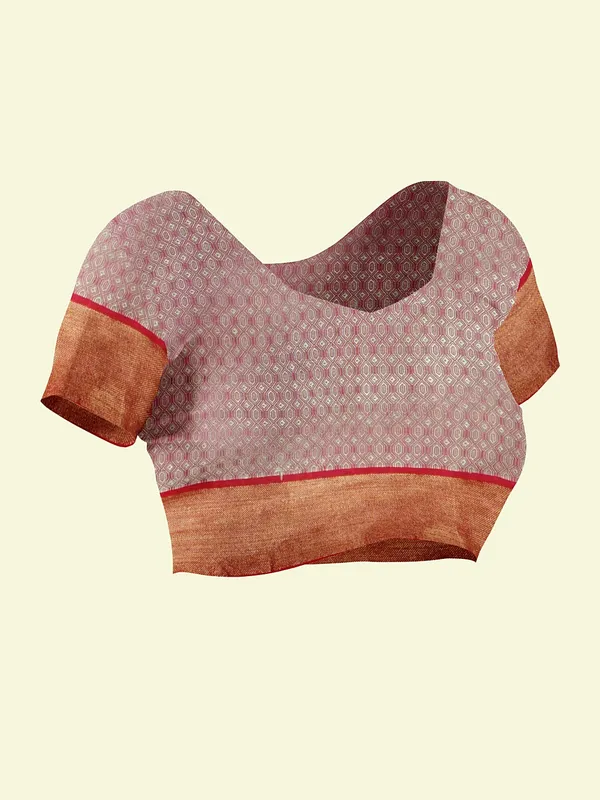 Magenta_Cotton_Blend_Banarasi_Sarees_For_Women