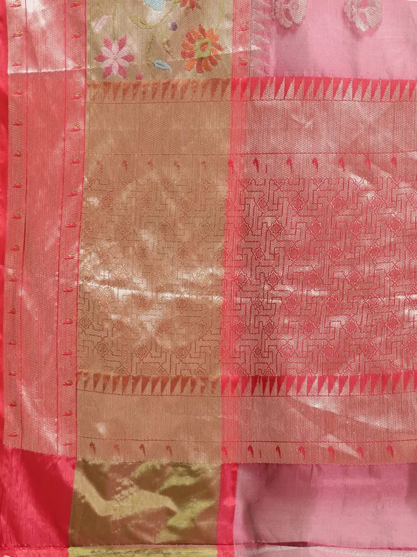 Magenta_Art_Silk_Banarasi_Sarees_For_Women