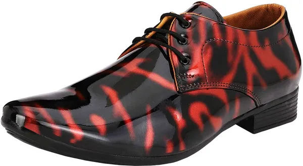 Black_&_Red_&_Tan_&_Brown_PU_Premium_Jutis_Shoe_For_Men