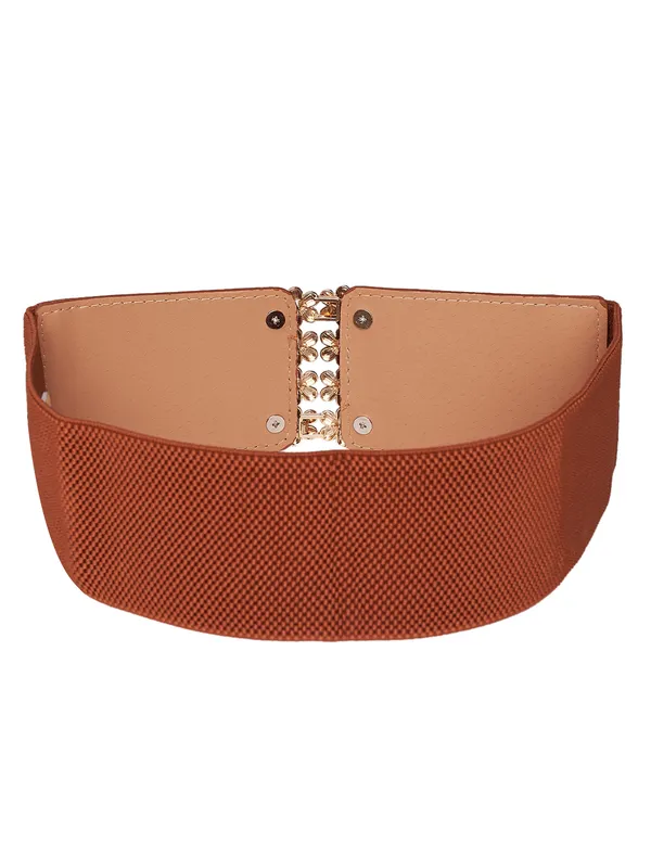 Tan_Artificial_Leather_Belt_For_Women