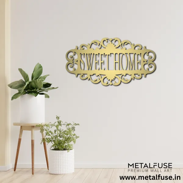 Metal_Wall_Art_for_Home_Decoration__|_Sweet_Home_|_Gold