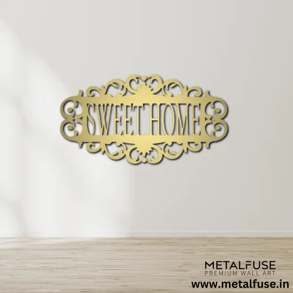 Metal_Wall_Art_for_Home_Decoration__|_Sweet_Home_|_Gold