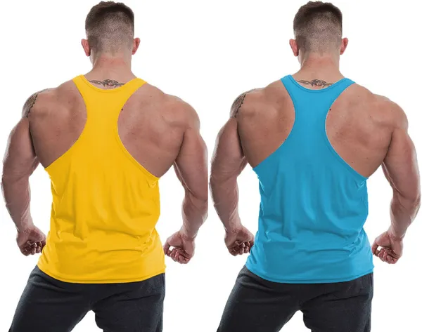 Pack_of_2_Blue_&_Yellow_Polyester_Solid_Vest_For_Men