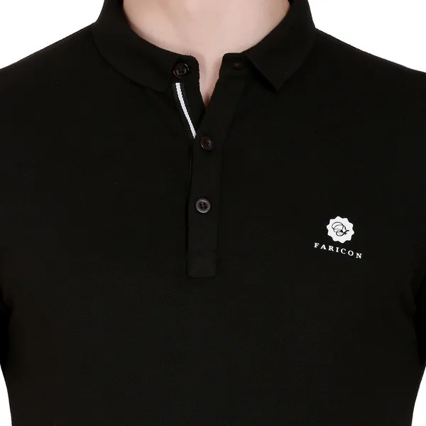 Black_Cotton_Blend_Solid_T-Shirt_For_Men