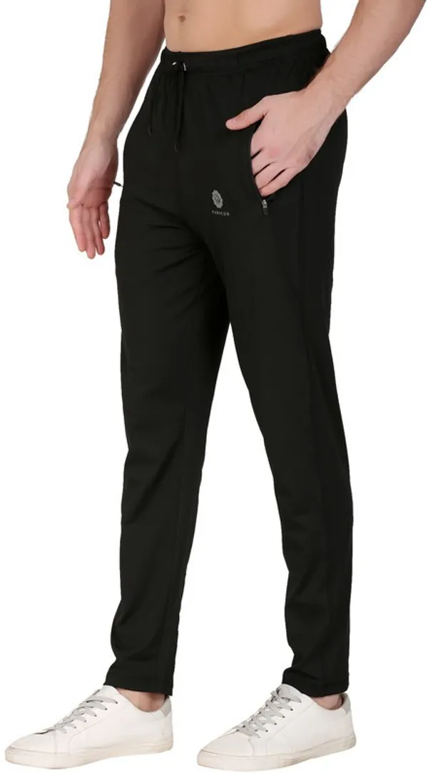 Black_Lycra_Blend_Solid_Joggers_For_Men