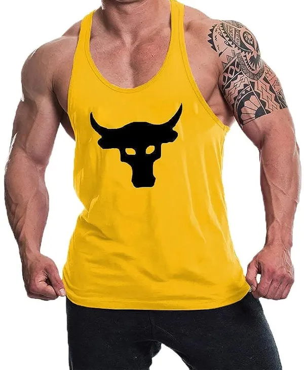 Yellow_Polyester_Printed_Vest_For_Men
