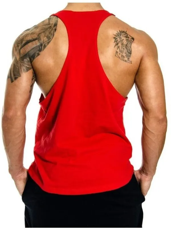 Red_Polyester_Printed_Vest_For_Men