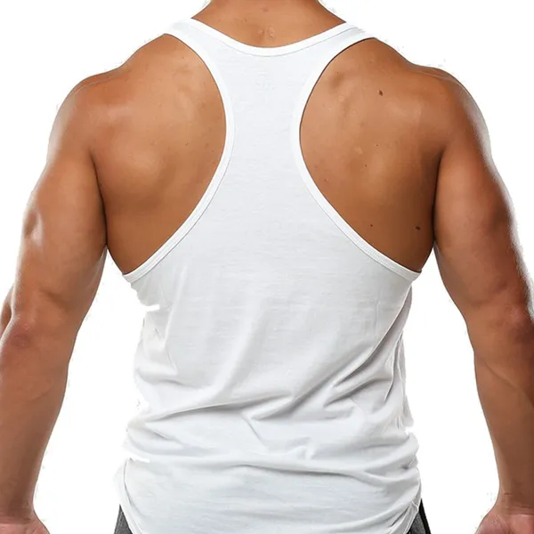 White_Polyester_Printed_Vest_For_Men