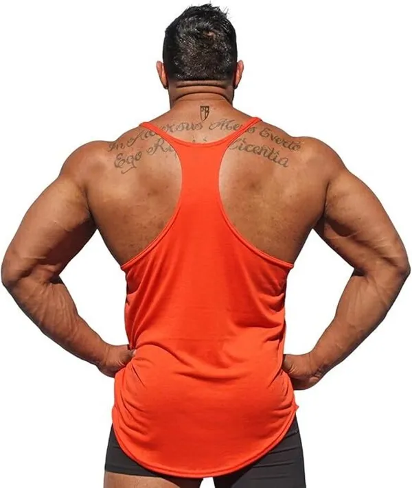Orange_Polyester_Printed_Vest_For_Men