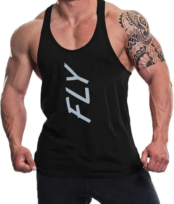 Black_Polyester_Printed_Vest_For_Men