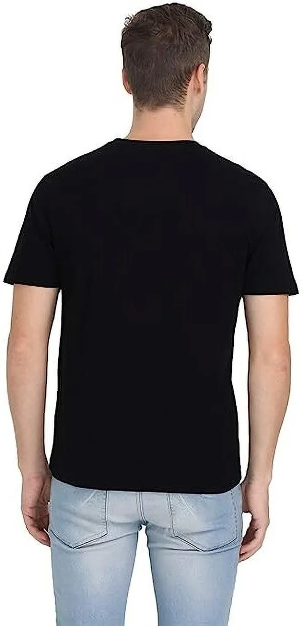 Black_Polyester_Typography_T-Shirt_For_Men