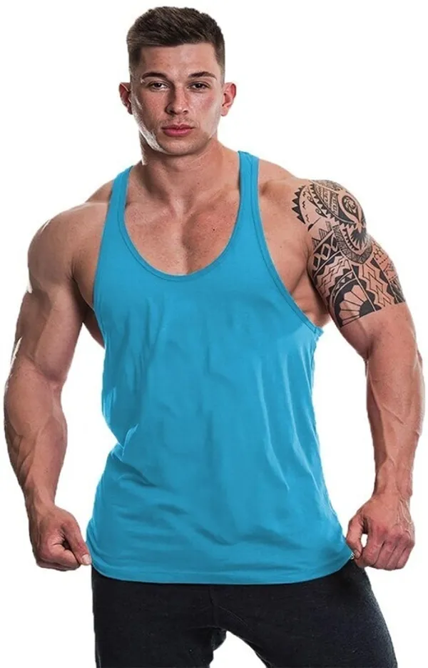 Blue_Polyester_Printed_Vest_For_Men