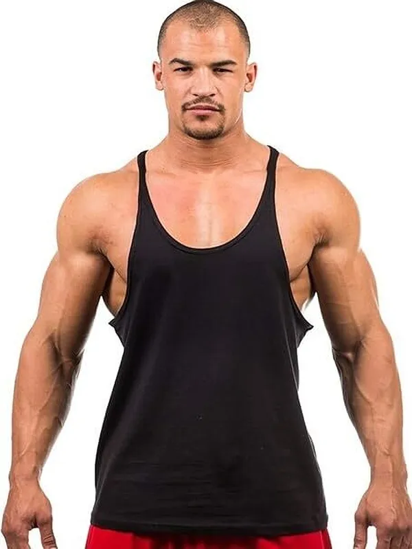 Black_Polyester_Printed_Vest_For_Men