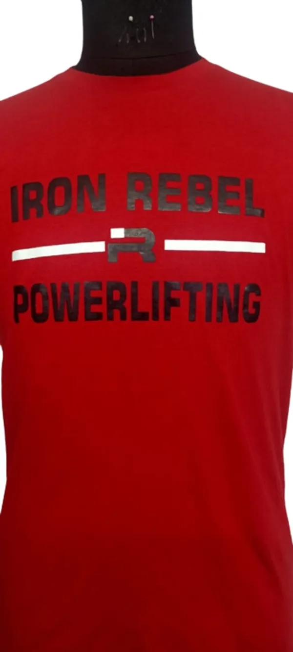 Red_Cotton_Blend_Printed_T-Shirt_For_Men