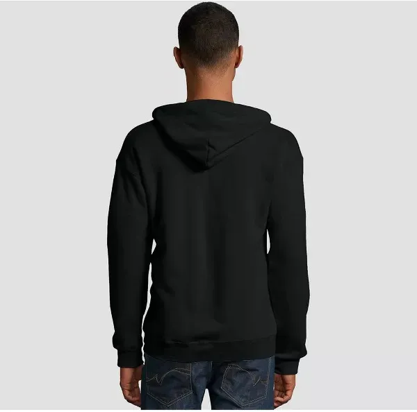 Black_Cotton_Fleece_Blend_Solid_Sweatshirt_For_Men