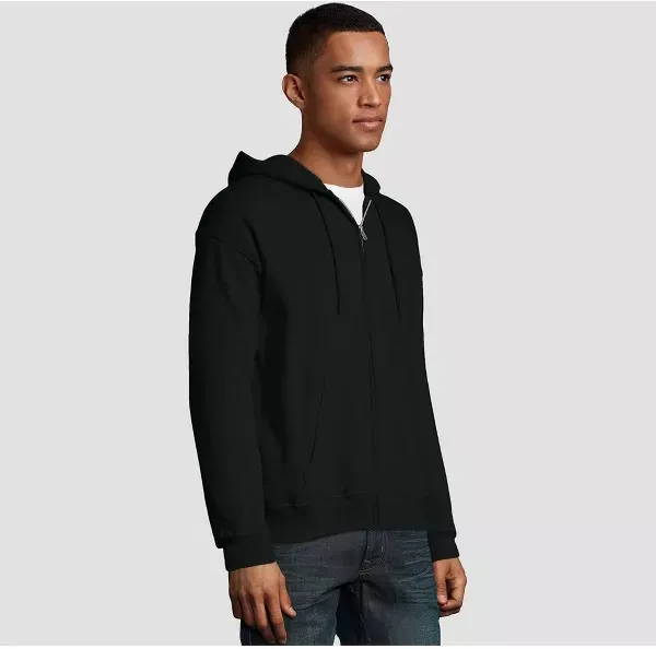Black_Cotton_Fleece_Blend_Solid_Sweatshirt_For_Men