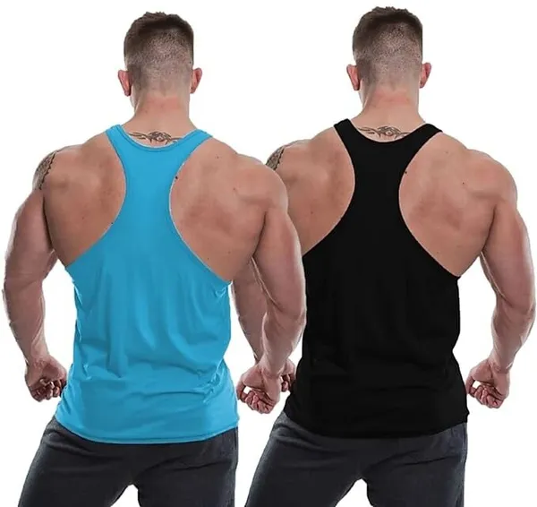 Pack_of_2_Blue_&_Black_Polyester_Printed_Vest_For_Men