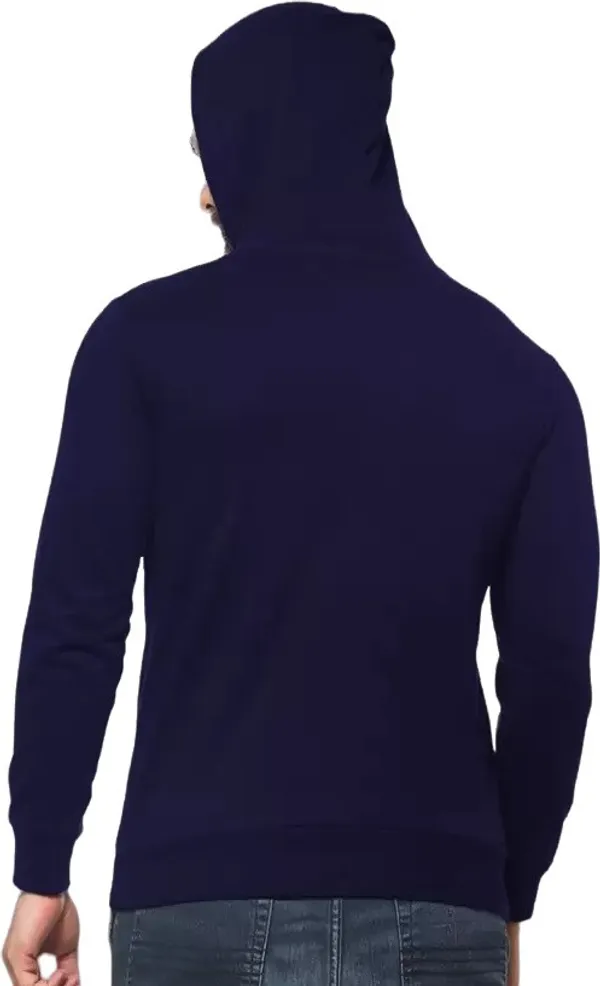 Blue_Fleece_Blend_Solid_Sweatshirt_For_Men