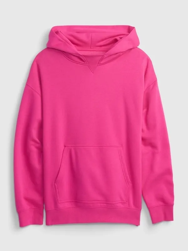 Pink_Cotton_Fleece_Blend_Solid_Sweatshirt_For_Women