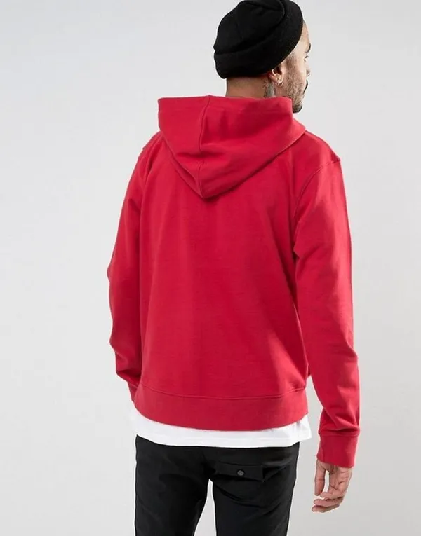 Red_Cotton_Fleece_Blend_Solid_Sweatshirt_For_Men