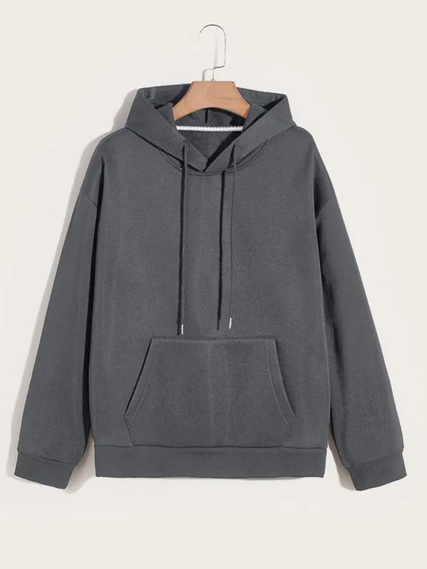 Brown_Cotton_Fleece_Blend_Solid_Sweatshirt_For_Women
