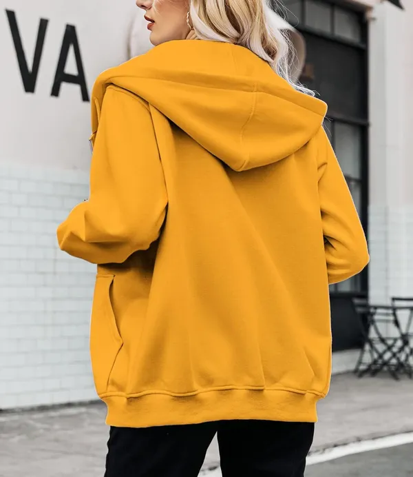 Yellow_Cotton_Fleece_Blend_Solid_Sweatshirt_For_Women