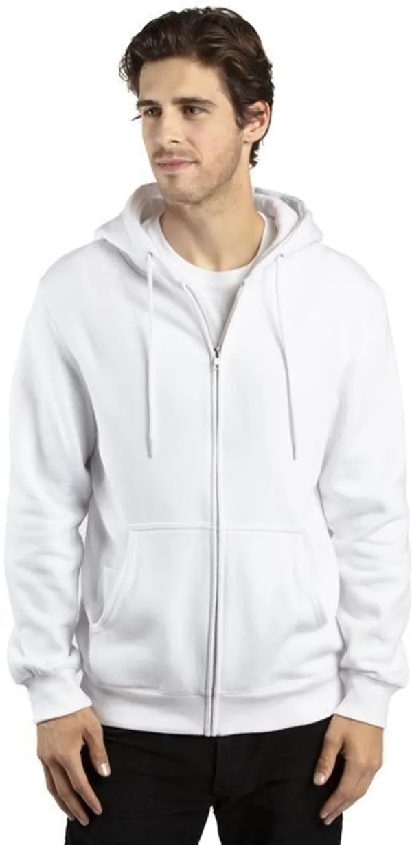 White_Cotton_Fleece_Blend_Solid_Sweatshirt_For_Men