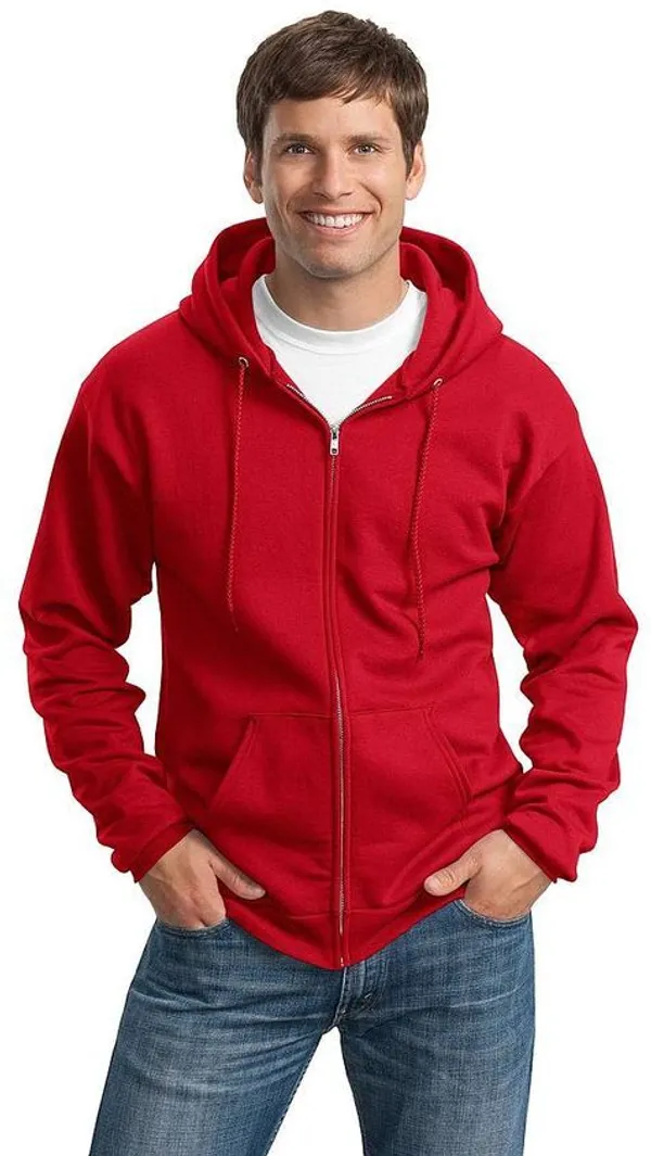 Red_Cotton_Fleece_Blend_Solid_Sweatshirt_For_Men