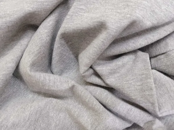 Grey_Cotton_Blend_Solid_T-Shirt_For_Men