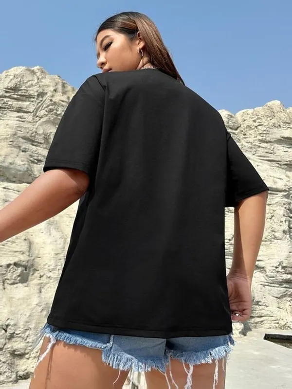 Pack_of_2_Black_Cotton_Blend_Solid_T-Shirt_For_Couple