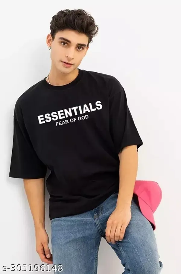 Pack_of_2_Black_Cotton_Blend_Solid_T-Shirt_For_Couple