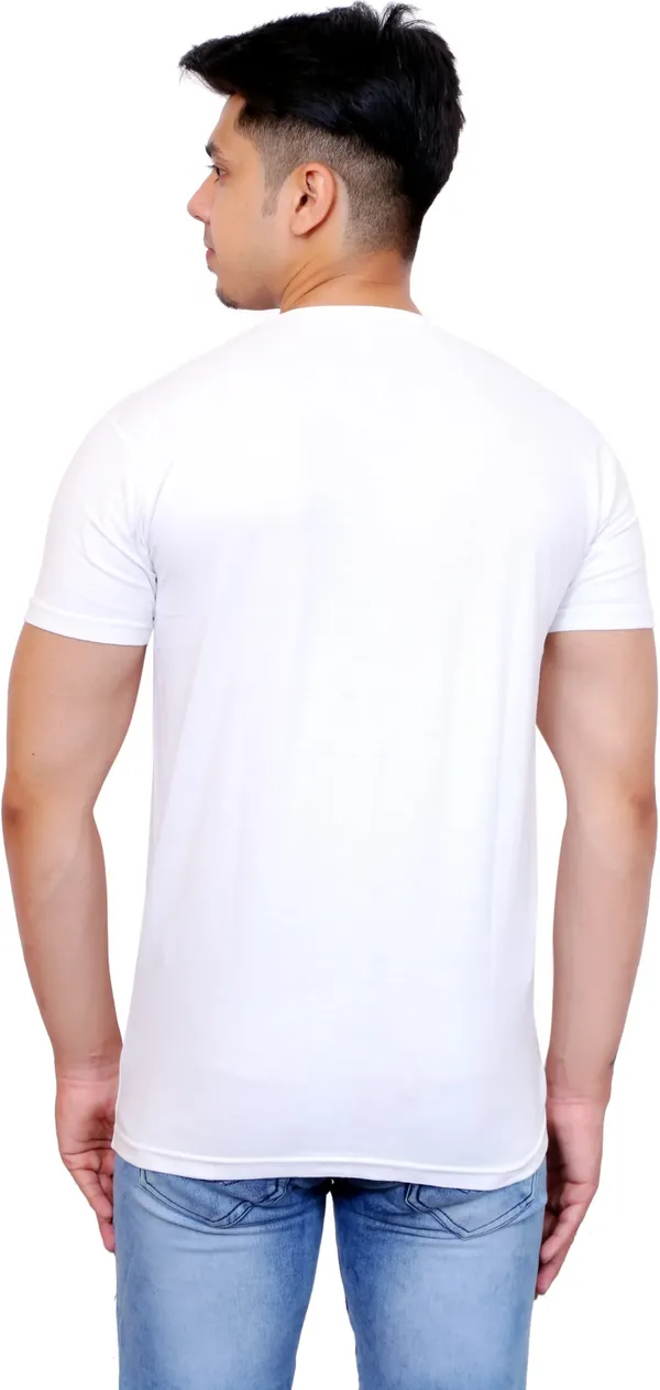Pack_of_2_Black_&_White_Cotton_Blend_Solid_T-Shirt_For_Men