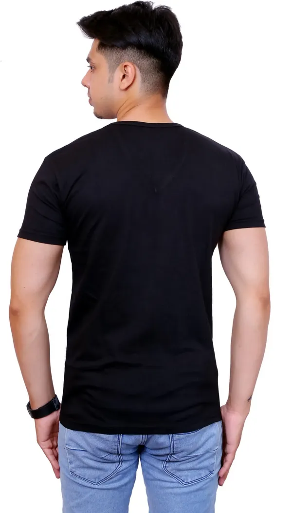 Pack_of_2_Black_&_Grey_Cotton_Blend_Solid_T-Shirt_For_Men