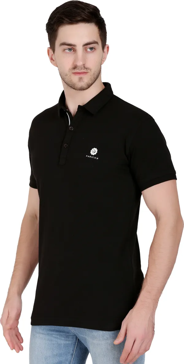 Pack_of_2_Black_&_White_Cotton_Blend_Solid_T-Shirt_For_Men