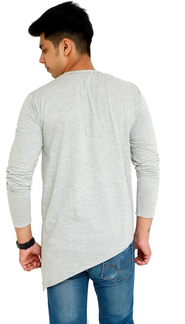 Pack_of_2_Red_&_Grey_Cotton_Blend_Solid_T-Shirt_For_Men