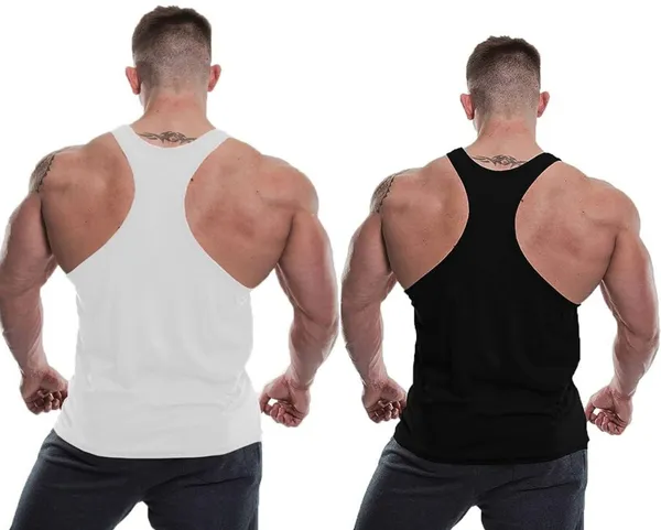Pack_of_2_Black_&_White_Polyester_Solid_Vest_For_Men